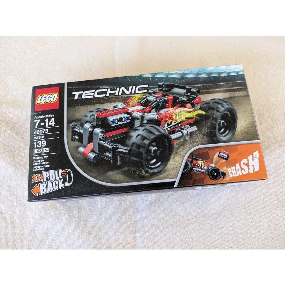 LEGO Technic BASH! 42073 Pull Back Stunt Car Building Toy 139 Pcs New Sealed
